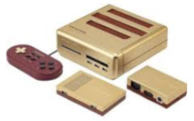 レトロフリーク-ゴールド（コントローラーアダプターセット）の画像です。